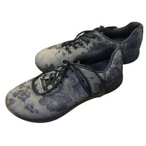 Nobull Gum Outwork Low Men's Gray Blue Floral Trainer Sneakers Shoes M11.5 W13